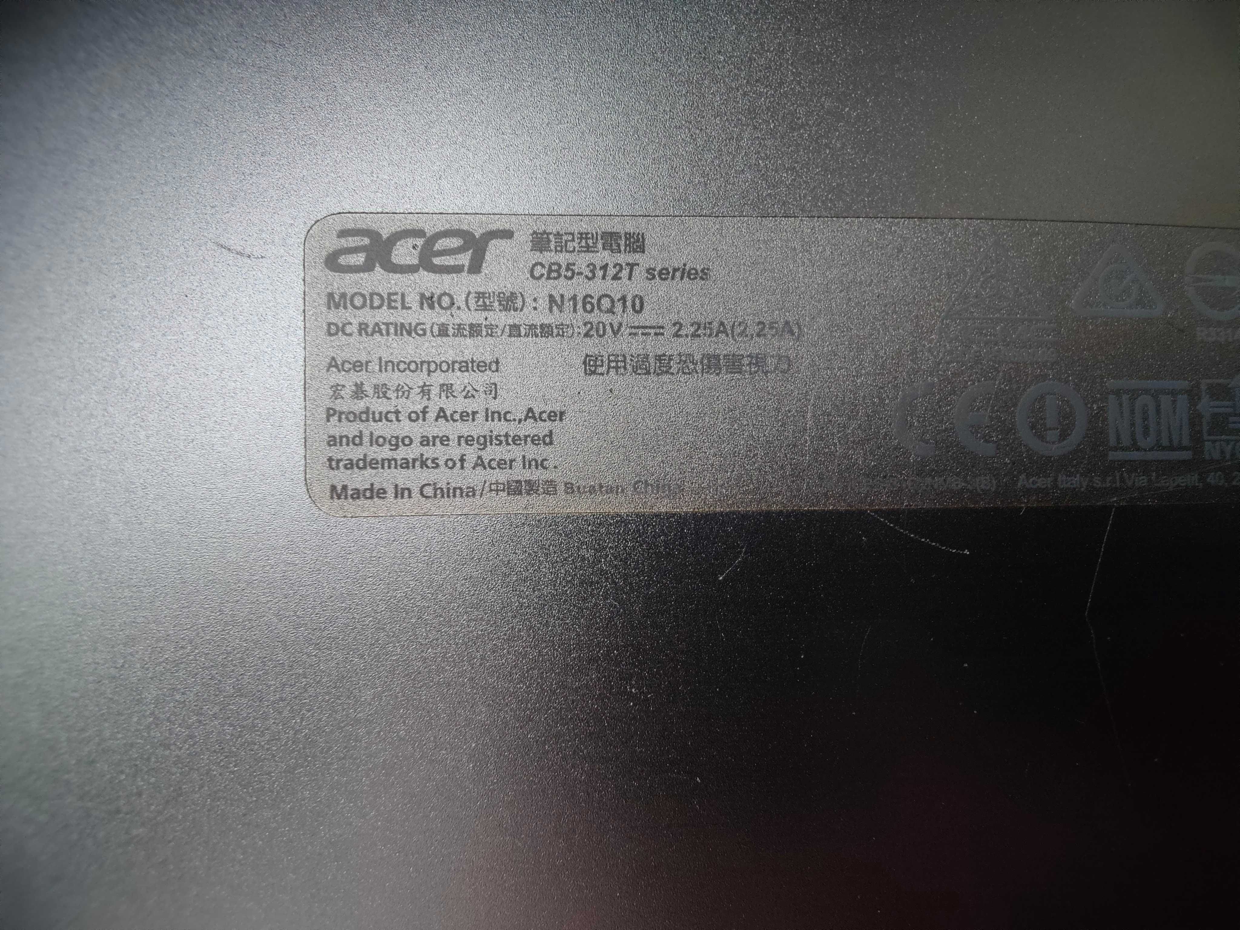 Chromebook Acer R13-uszkodzony