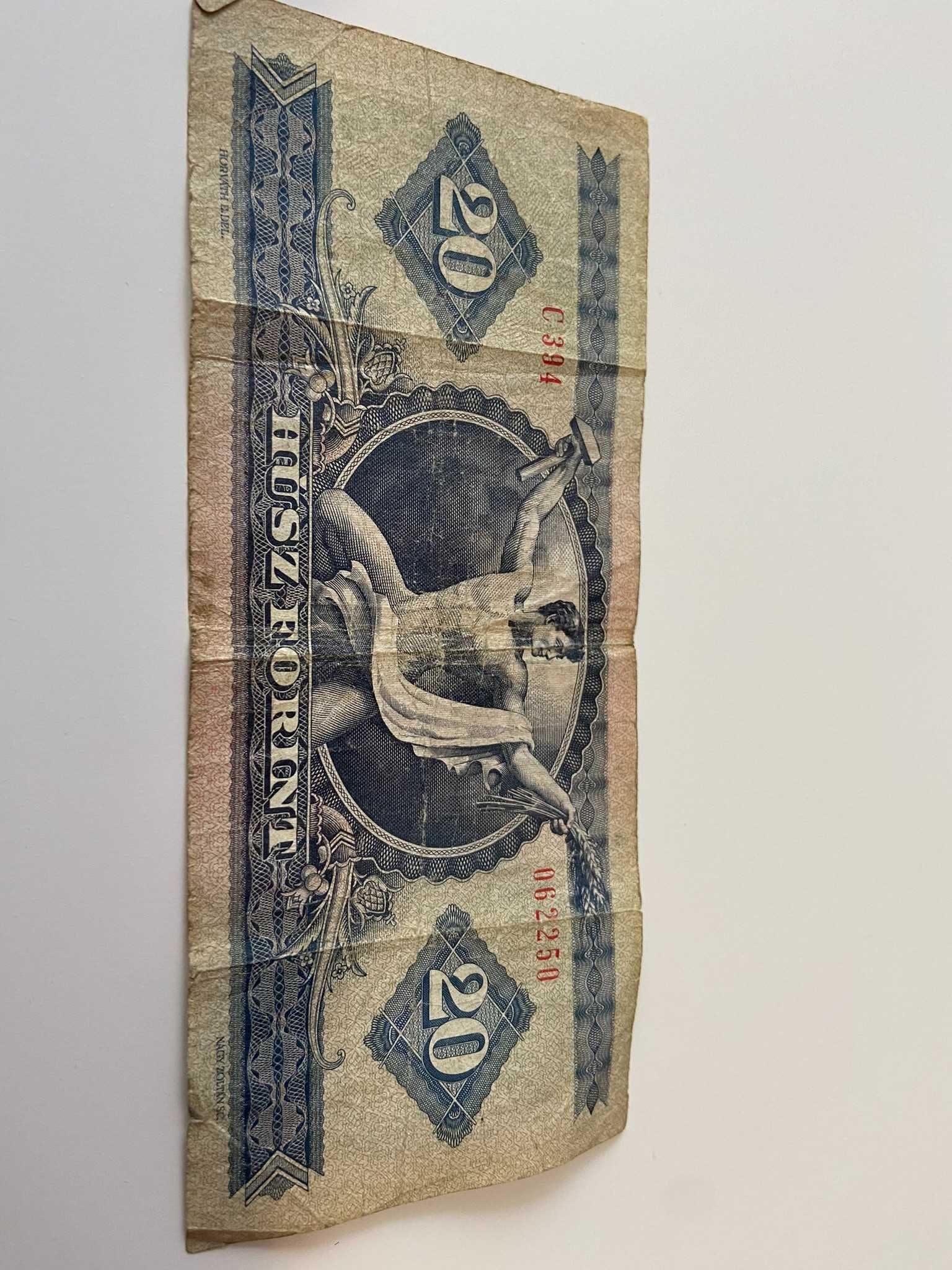 Banknot, Węgry, 20 Forint, 1975