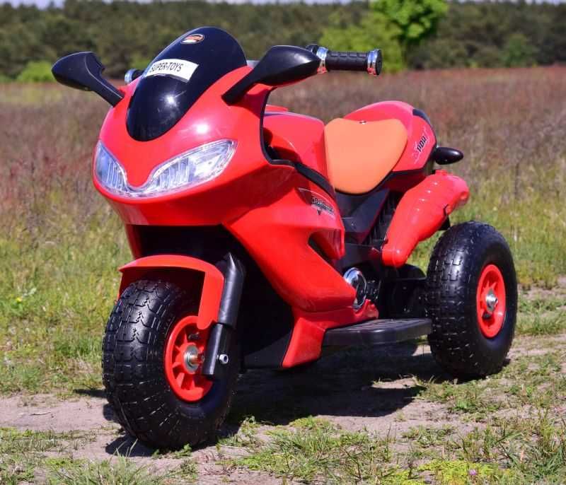 Autko motorek MOTOR 3KOŁOWY wydech na akumulator dla dzieci HZBB1188