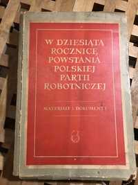 Książka unikat Polska Partia Robotnicza dokumenty historia polityka