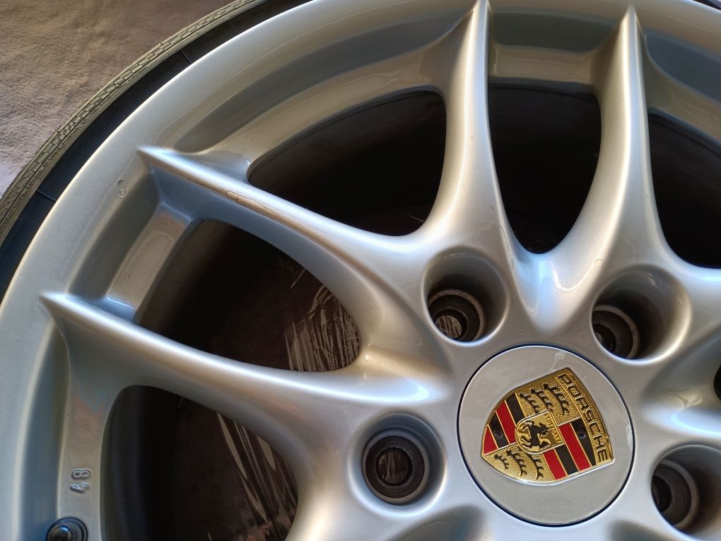 Jantes Porsche R17 com conversores 4x100