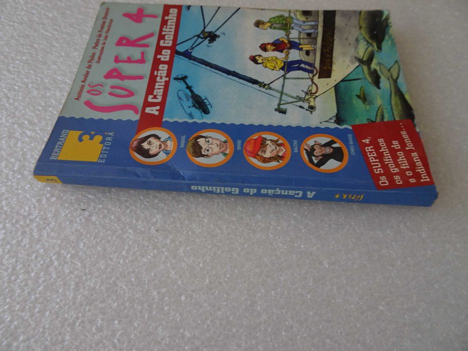 Livro - Os Super 4 A Canção do Golfinho
