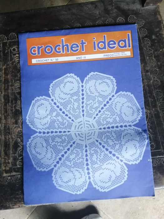 revista antiga , crochet ideal