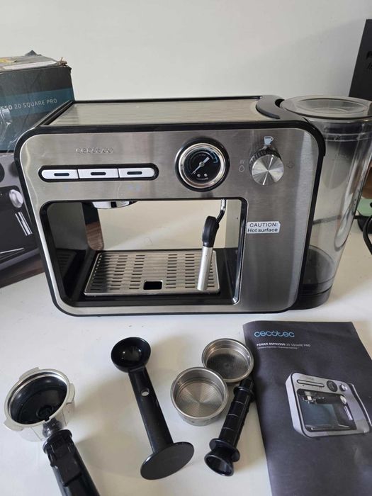 Ekspres Kolbowy Power Espresso 20 Square Pro Cecotec
