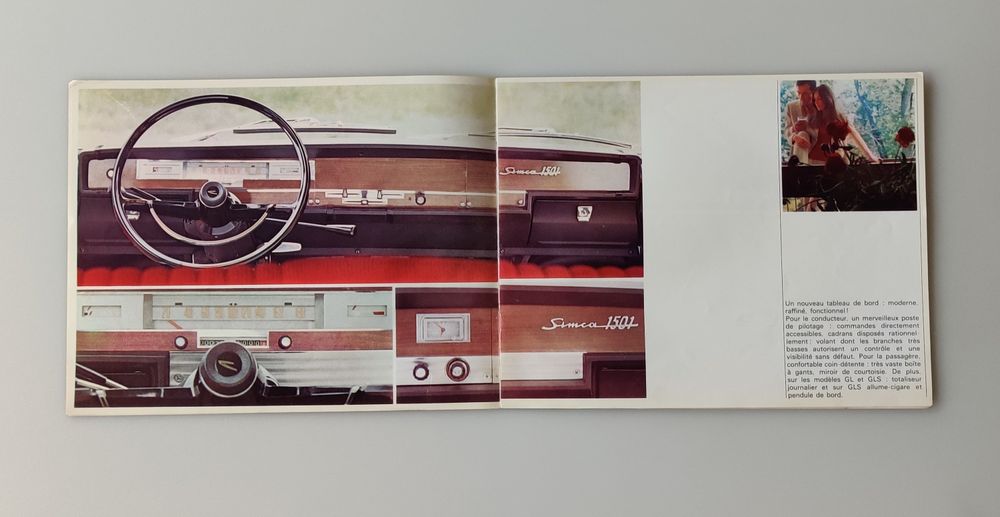 Prospekt motoryzacyjny Simca 1301 i 1501  Francja PRL