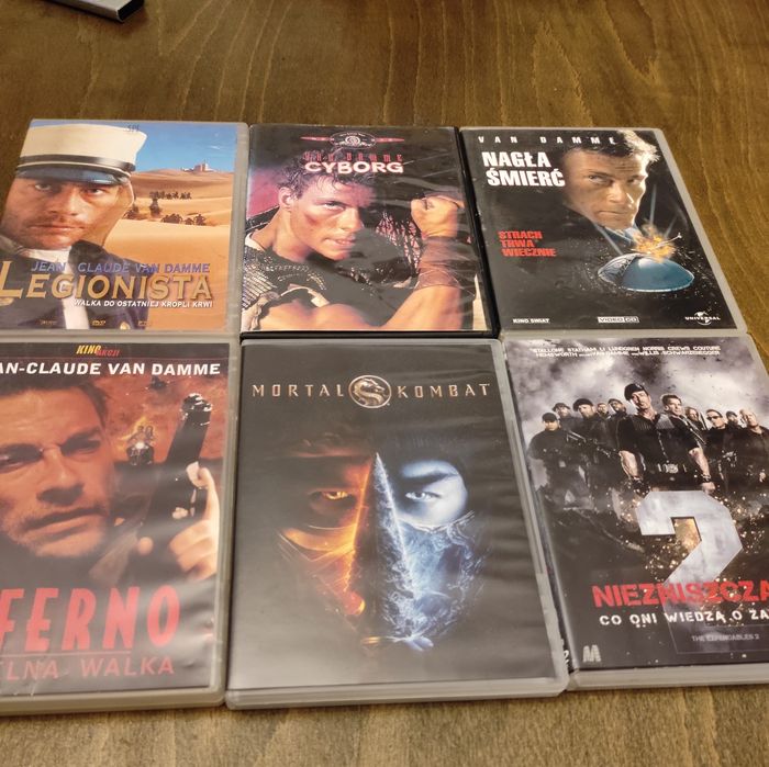 Zestaw filmów DVD pakiet Van Damme