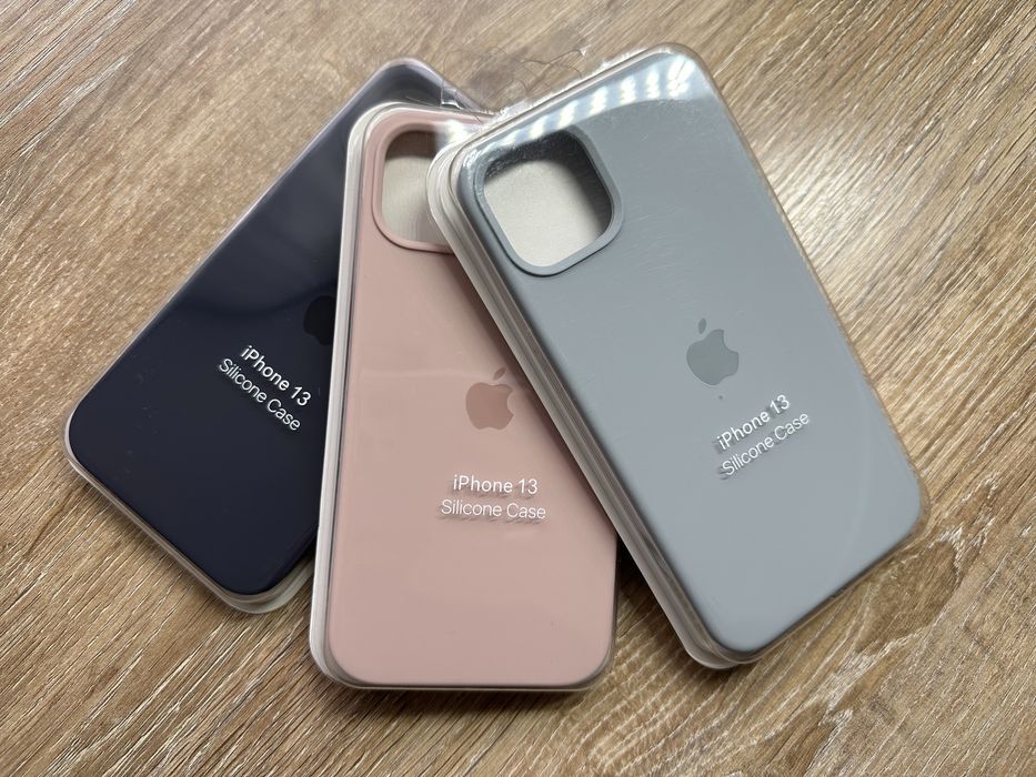 Чохол / Чехол iPhone 13, новий, ніжний сіро-голубий колір