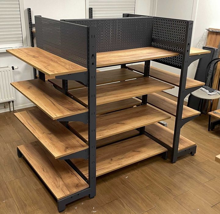 Полки металлические  для магазина. Стеллажи в наличии и под заказ.