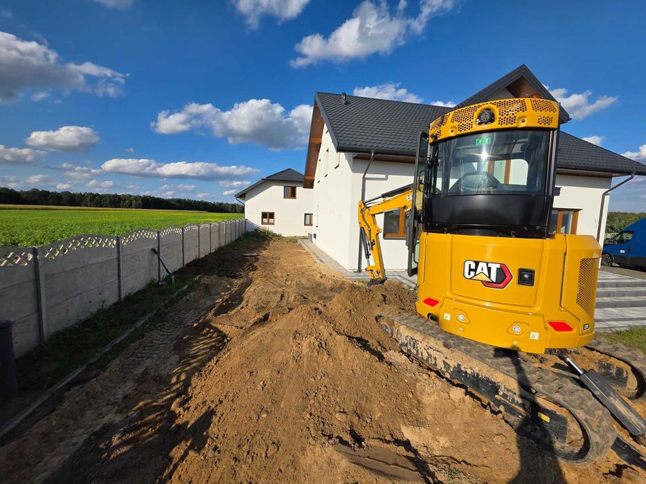 Usługi minikoparką Wisznice usługi ładowarką koparką OGRODY