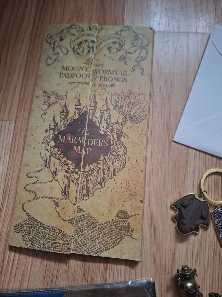 Zestaw gadżetów z Harrego Pottera