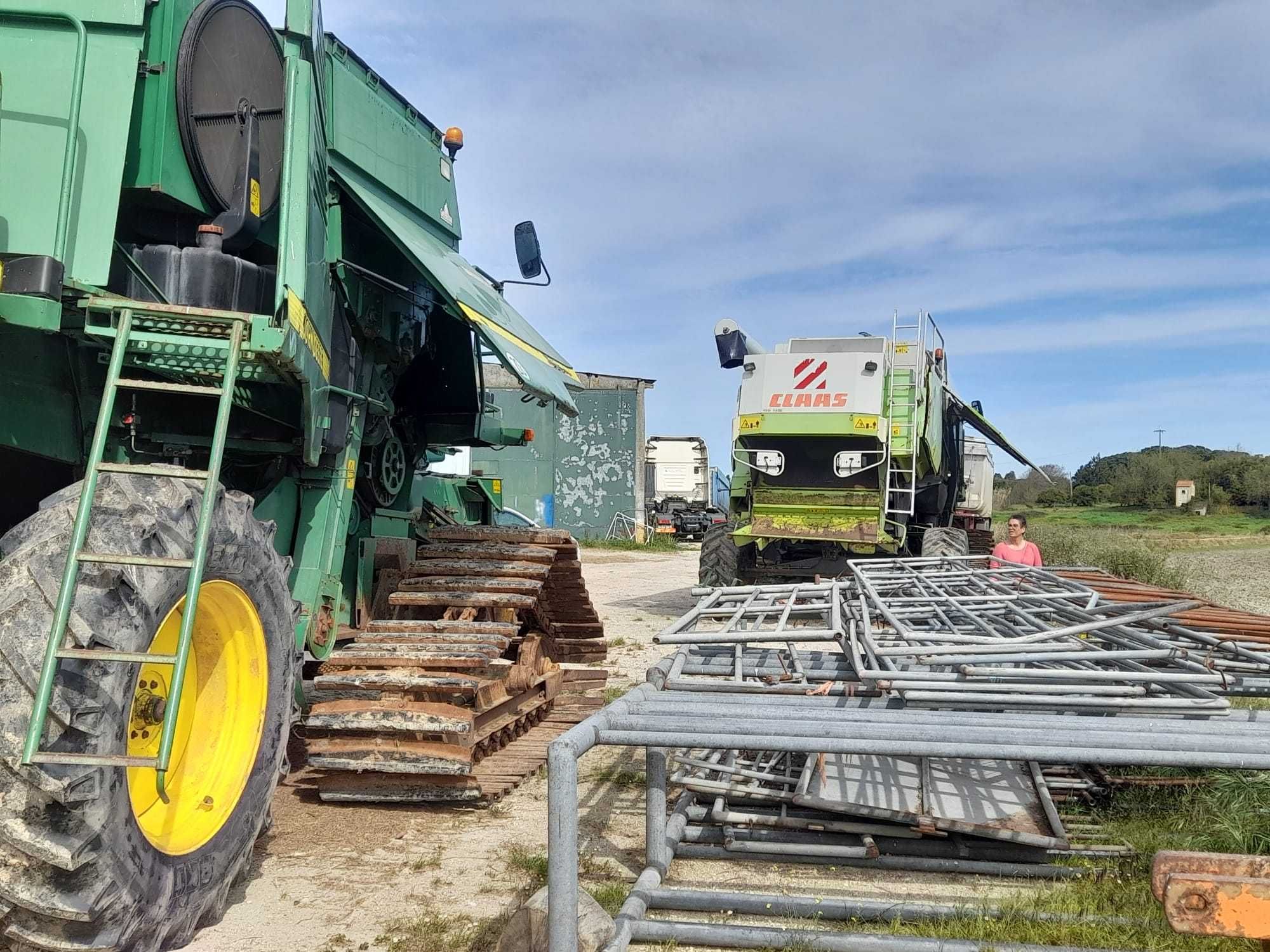 Ceifeira-Debulhadora John Deere CTS c/ Equipamento de Arroz