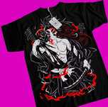 T-shirt Koszulka z Nadrukiem Demon Slayer Kokushibo Manga Anime