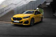 BMW M235i xDrive żółty na wynajem | Wydech, Wrocław