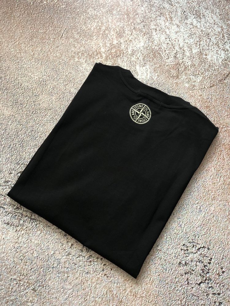Футболка Stone Island T-shirt forward logo black