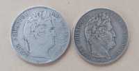 Francja 5 franków 1833W i 1848A !! !! !! !! !!