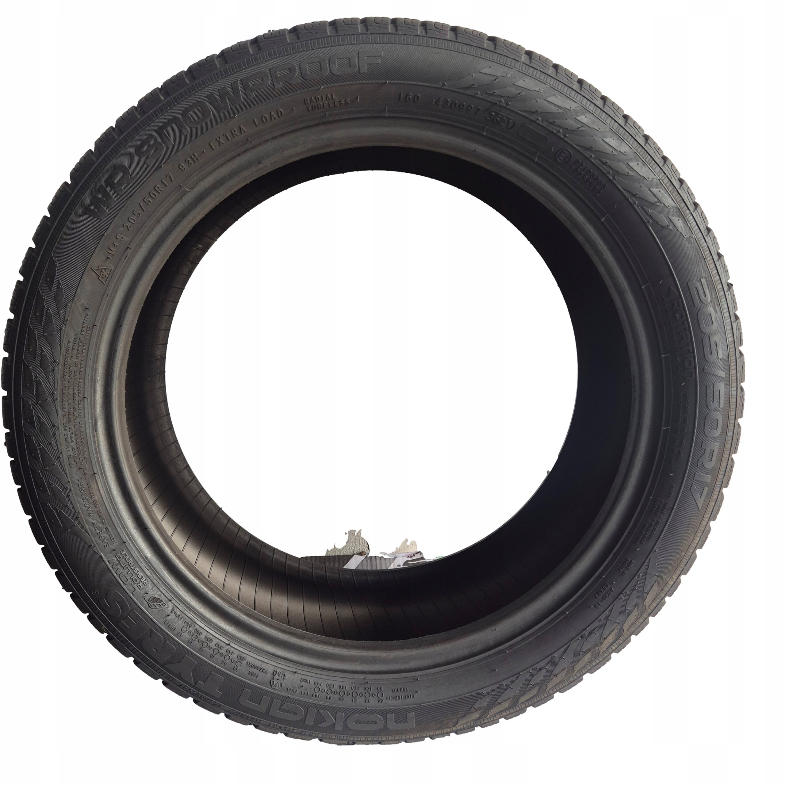 Nokian tyres WR snowproof 205/50 R17 93H 7.5mm 2021