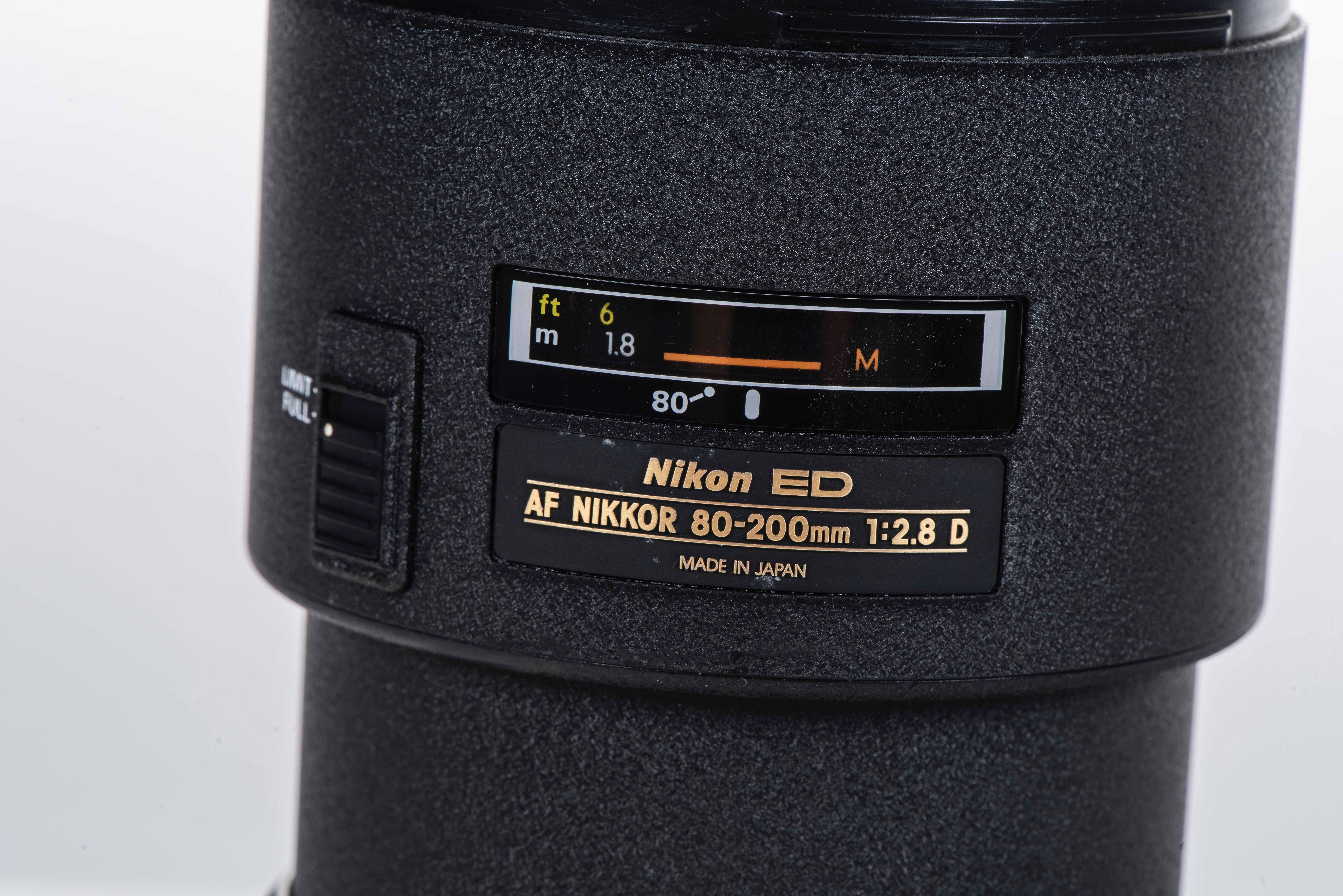 nikkor ed 80-200mm f 2,8 d af made in japan