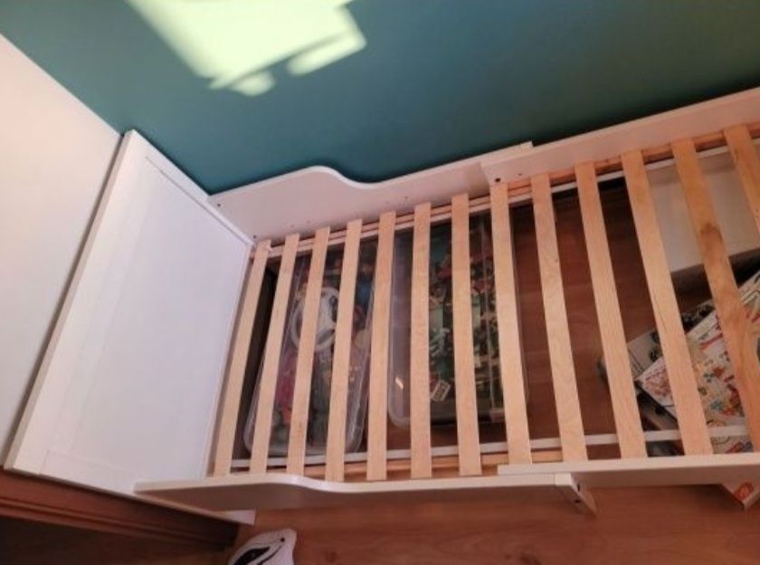 Łóżko Ikea rosnące z dzieckiem Sundvik