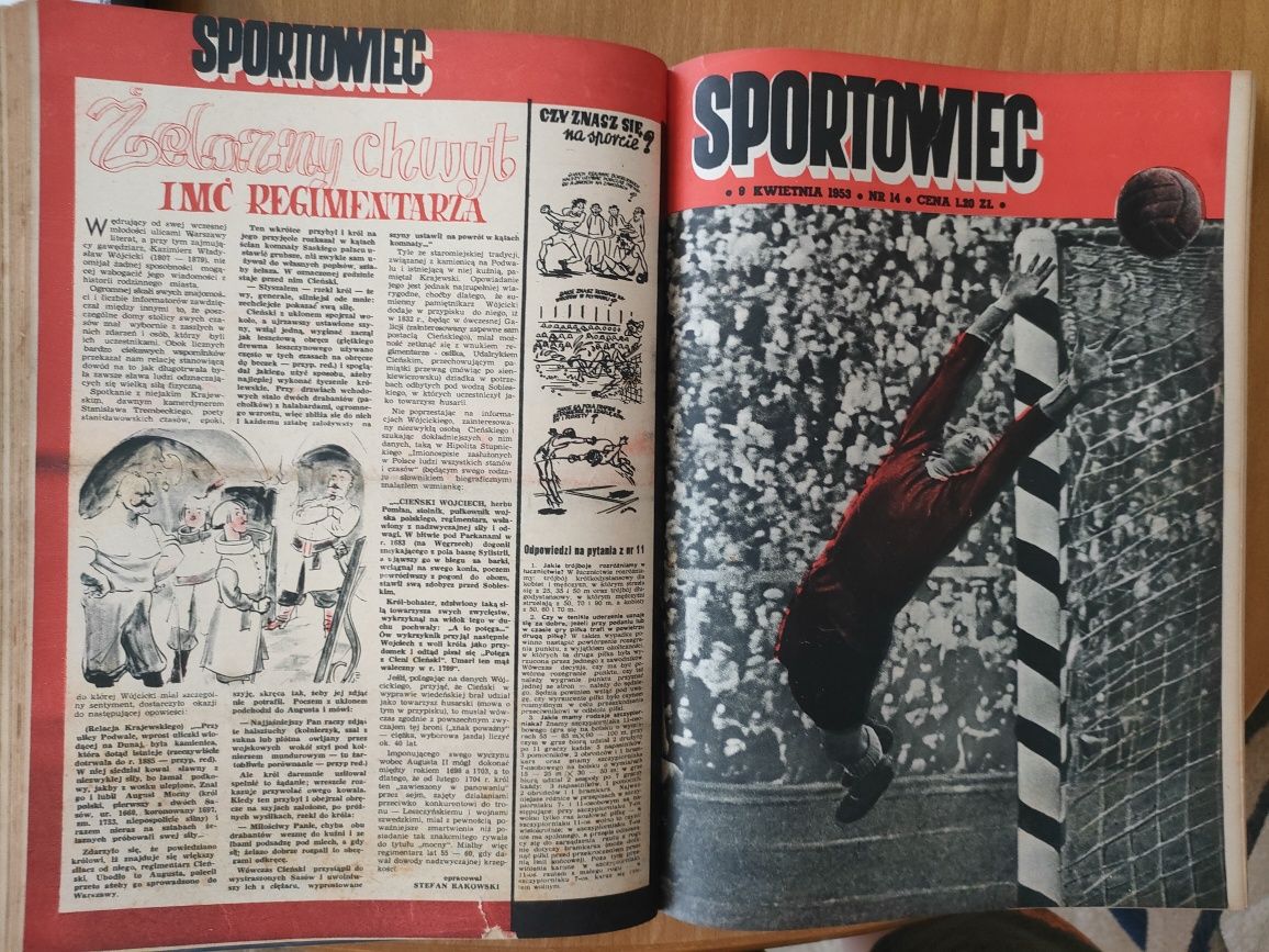 Sportowiec-czasopismo 1953 rok