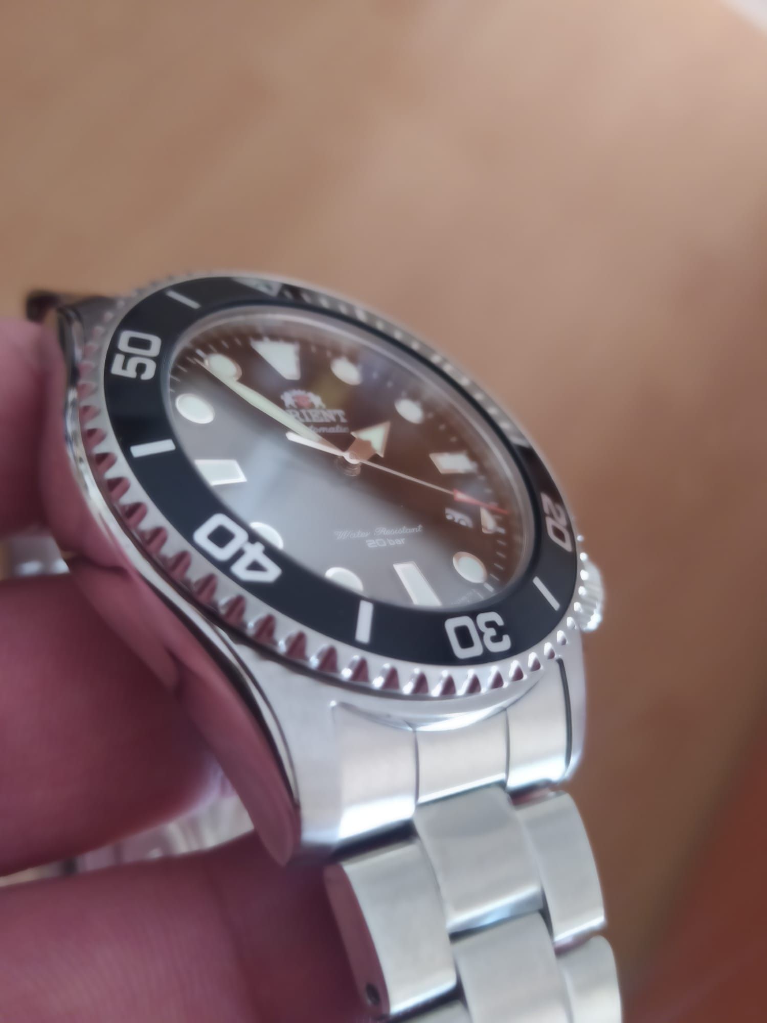 *NOVO* Orient Triton Automatico  RA-AC0K01B (Safira, 43,4 mm)