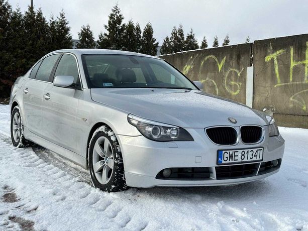 BMW E60 Sedan 525D Automat, dobry stan, bogata opcja