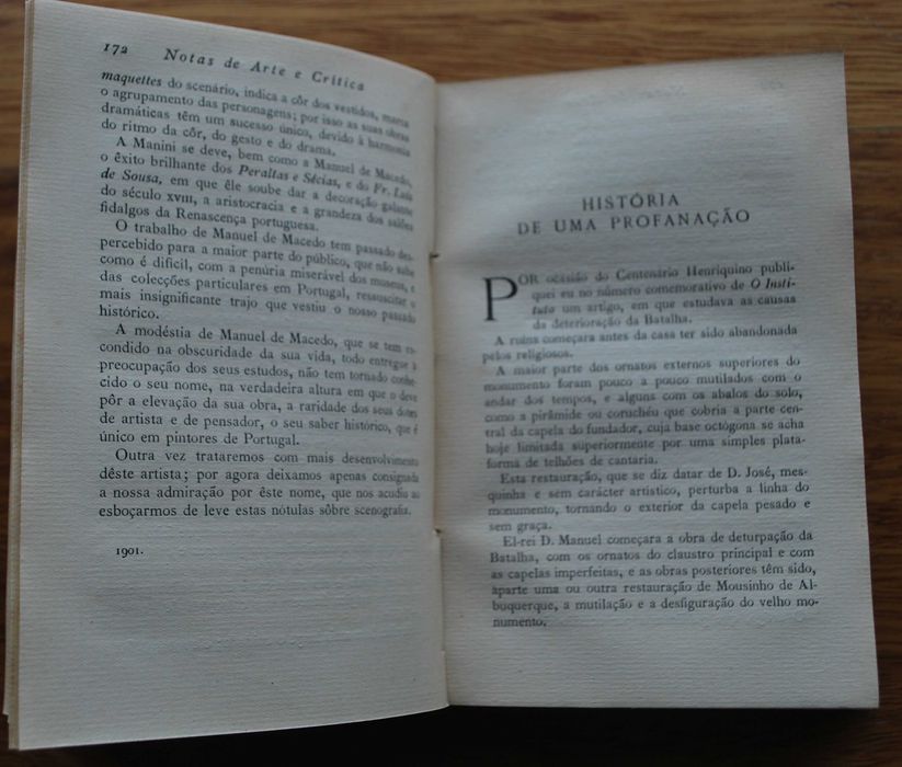 Notas de Arte Crítica - 1ª Edição Ano 1926