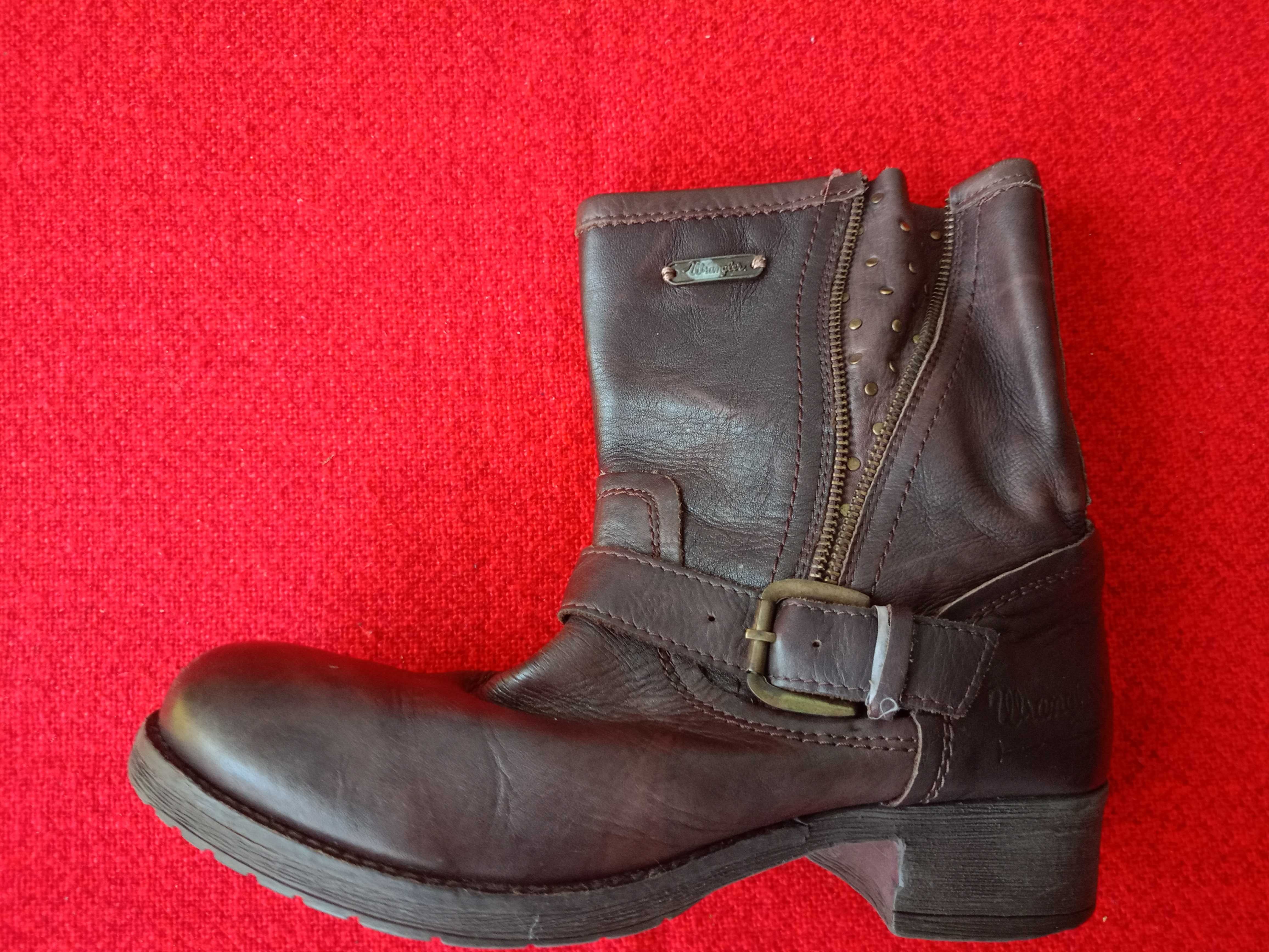 Wrangler roz 40 26cm Skóra Stan BDB Okazja