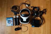 PS VR dla PS4, pełny zestaw z kamerką 2x kontrolerami MOVE, Astrobot