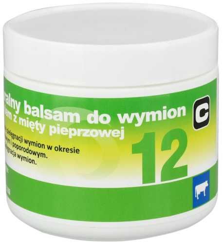 Balsam do wymion „12” z olejkiem z mięty pieprzowej przeciwzapalny