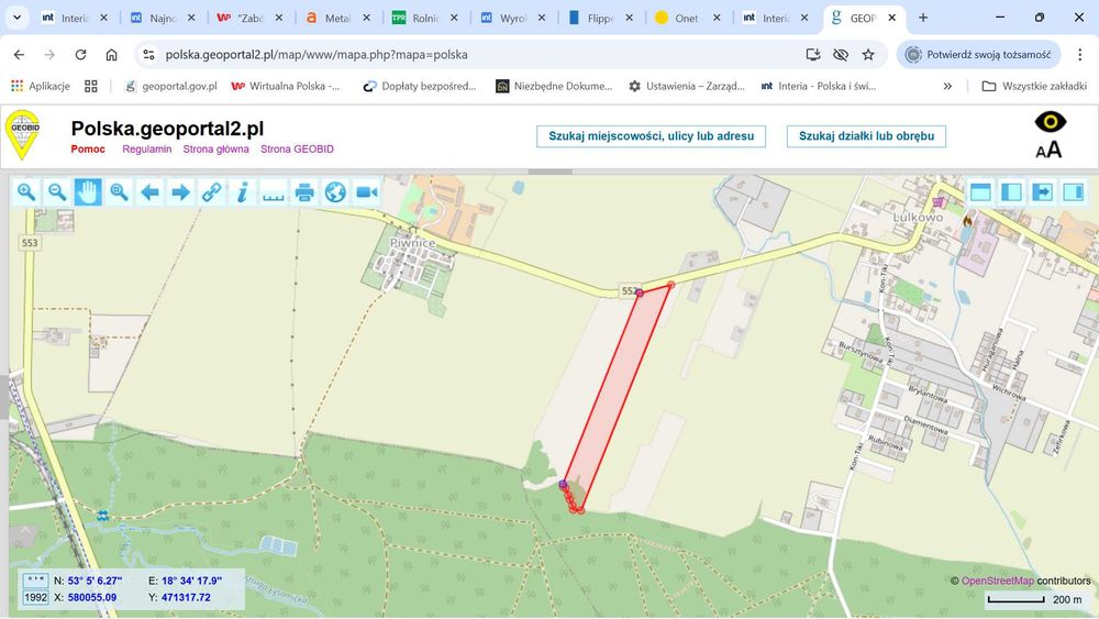 ziemia rolna pod Toruniem