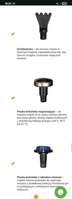 Pistolet do masażu HABYS gun PRO - jak nowy gwarancja, ekran LED