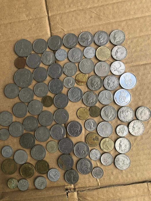 duza garść monet z prl zestaw