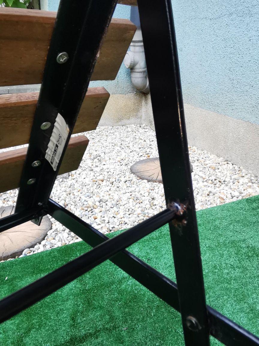 Stolik oraz krzesło ogrodowe balkonowe TÄRNÖ ikea