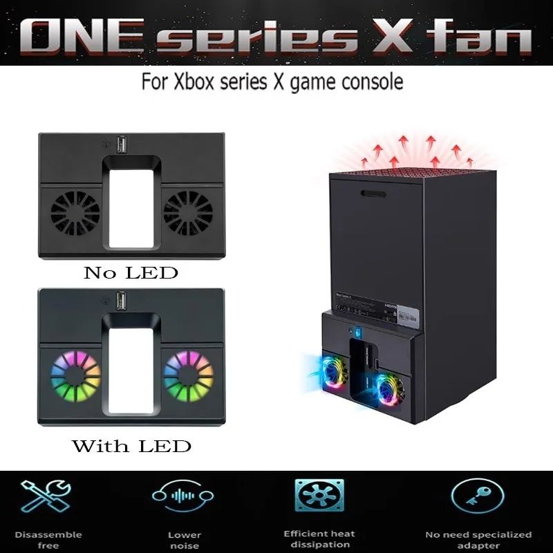 Wiatrak led do konsoli Xbox series X