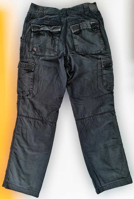 Calças de Adulto Preto Acinzentado, como Novas