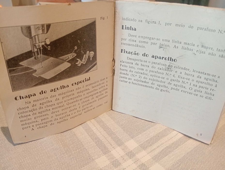 Vintage Aparelho Acessorio para Ponto Turco Maquina de Costura Alfa