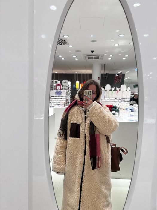 Двостороння довга жіноча куртка зимова