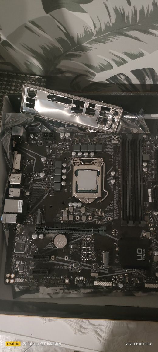 I5 10400f plus płyta główna,ram 16GB,karta graficzna