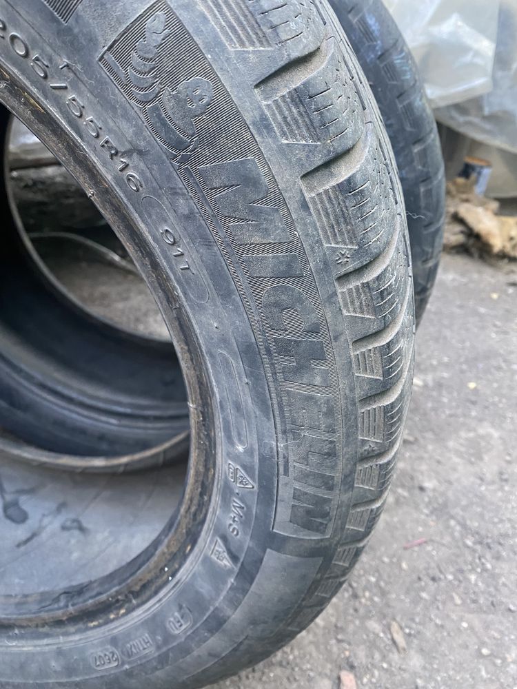 Зимние шины Michelin Alpine A3  205 55 R16 2/3мм остаток докатать