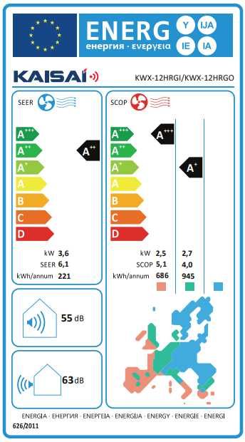 Klimatyzator Kaisai Fly Zestaw KWX-12HRGI 3,5kW OGRZEWANIE zimą!