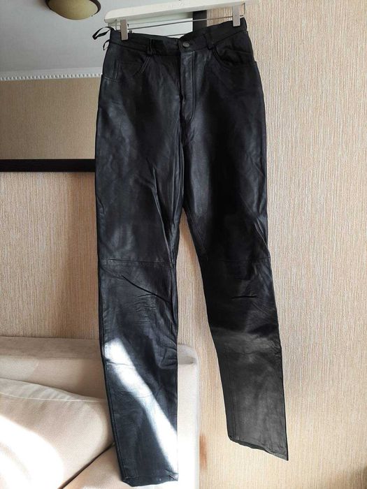 Брюки жіночі шкіряні. 100 % НАТУРАЛЬНА ШКІРА.