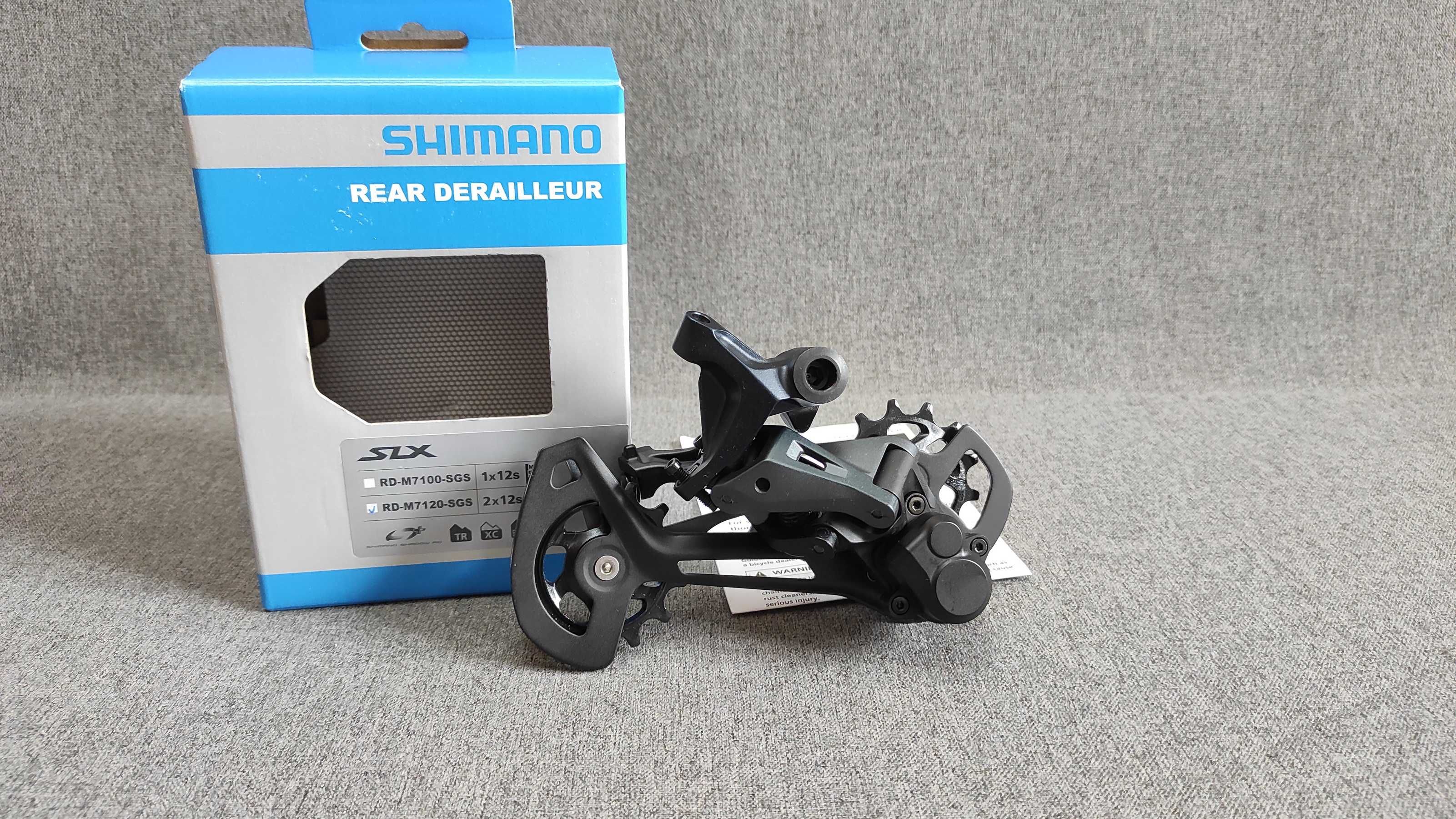 Задний переключатель Shimano SLX RD-M7120 Shadow RD+ (Новый)