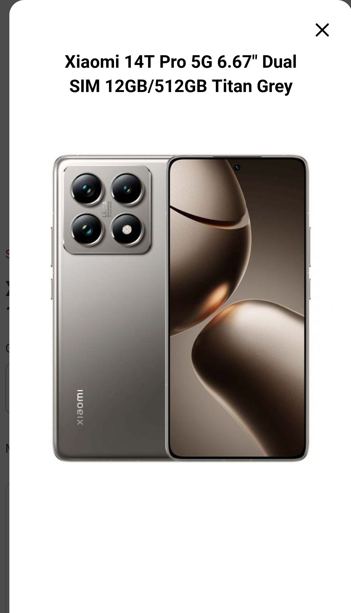 XIAOMI 14T PRO 12GBRAM 512GB