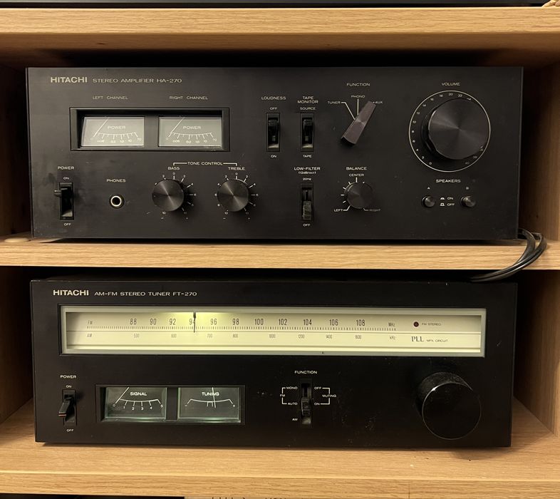 Hitachi wzmacniacz HA-270 i tuner FT-270