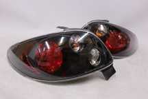 Lampy światła tył tylne PEUGEOT 206 hatchback 98-09 BLACK SMOKE TUNING
