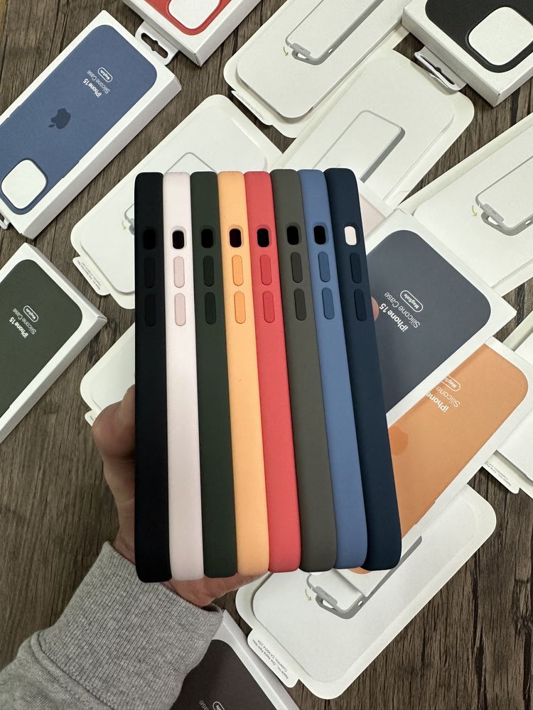 Чехол силиконовый силіконовий Silicone Case Айфон iPhone 15  Ориг оріг
