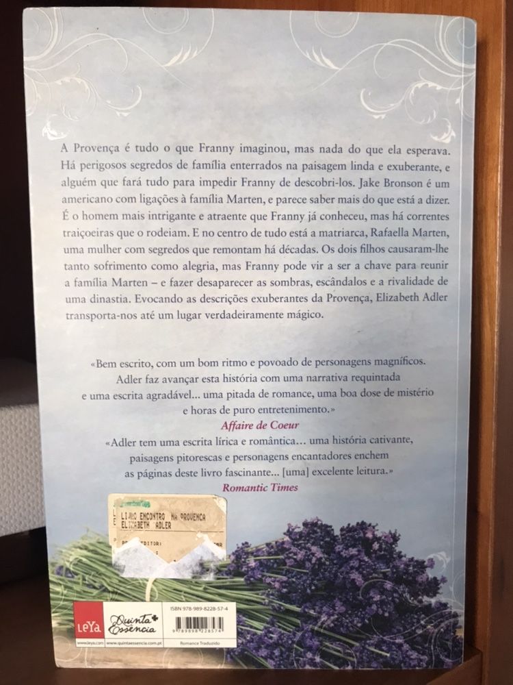 Livro Encontro na Provença