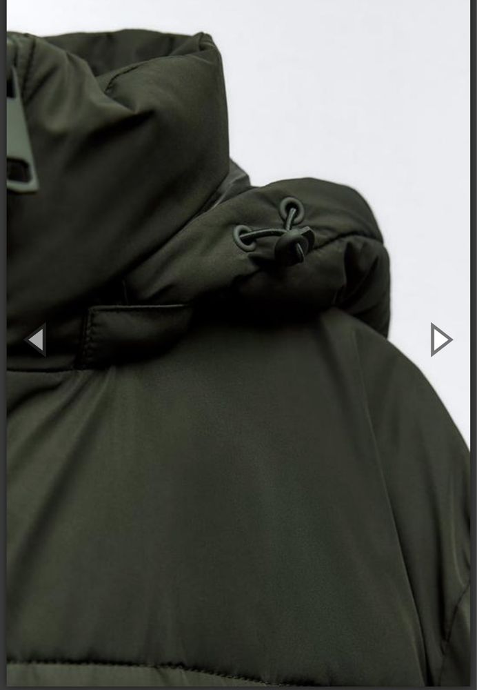 Пуховик пуффер Zara размер S