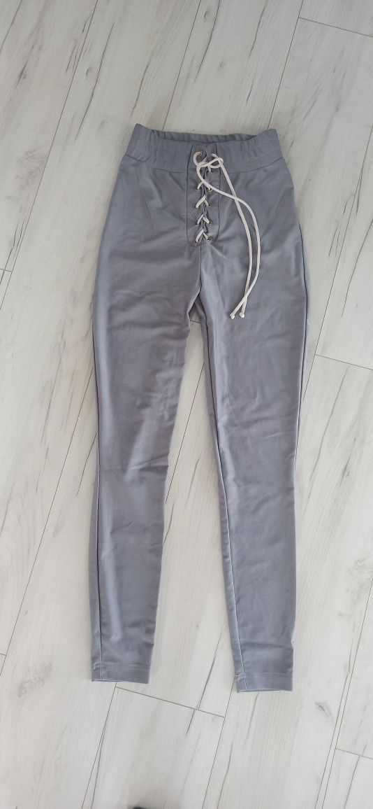 Just Unique legginsy srebrne nowa kolekcja