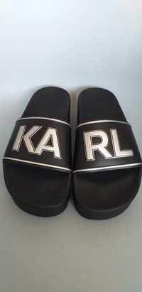 Kondo maxi platform slide klapki Karl Lagerfeld czarne platforma 37 K4